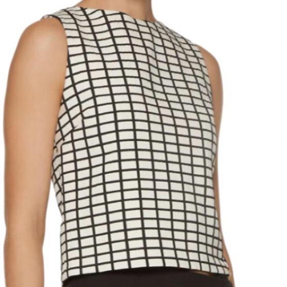 Alice + Olivia Eryn Jaquard GridTop - Picture 3 of 6
